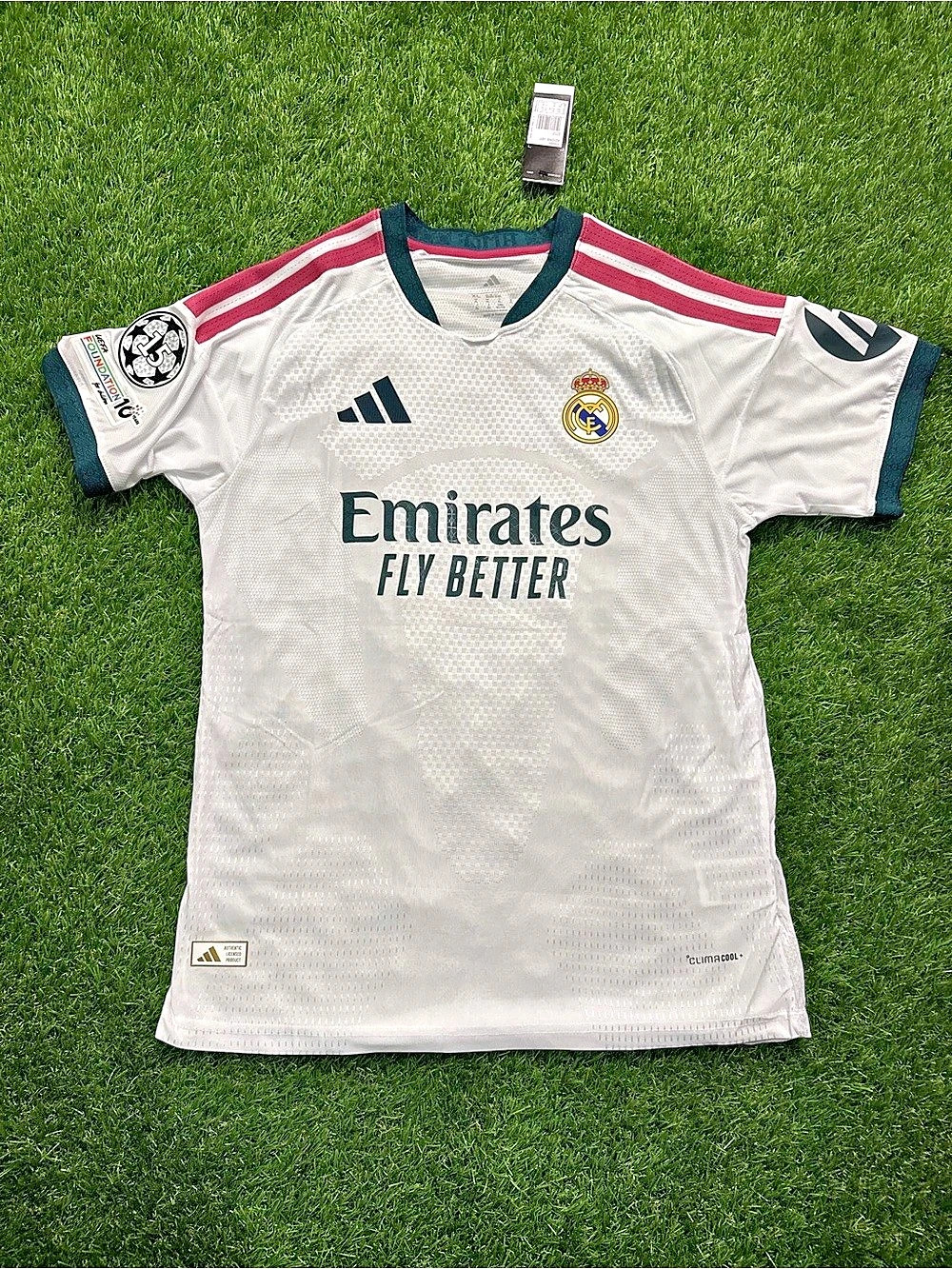 Real Madrid 26/27 Home Champions League Jersey Mbappe #10 Size L